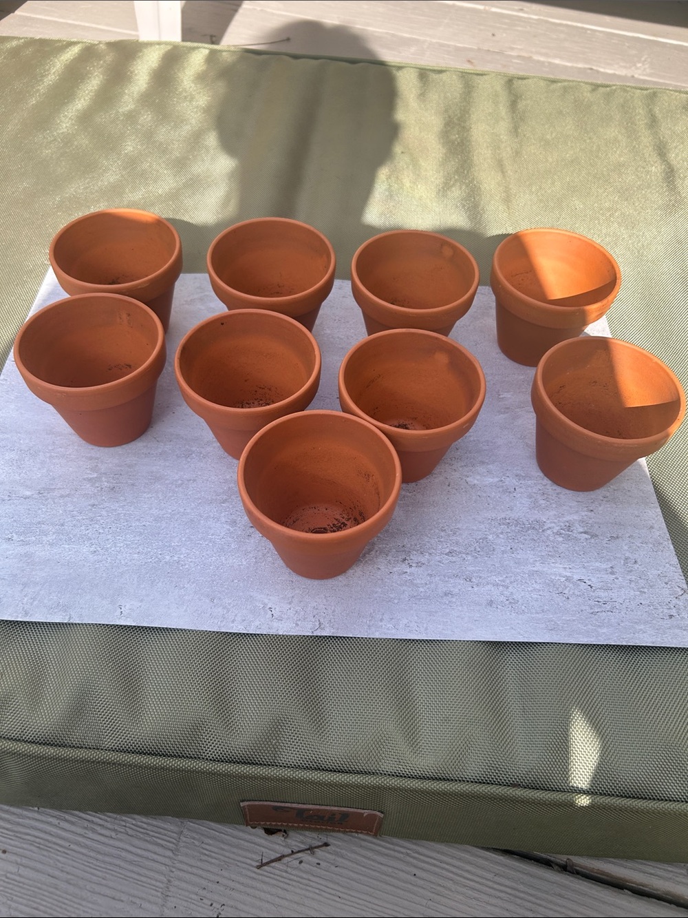 Classic Terracotta Mini Plant Pots - Set of 9